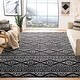 preview thumbnail 18 of 112, SAFAVIEH Tulum Bora Moroccan Boho Chic Area Rug 10' Square - Black/Ivory