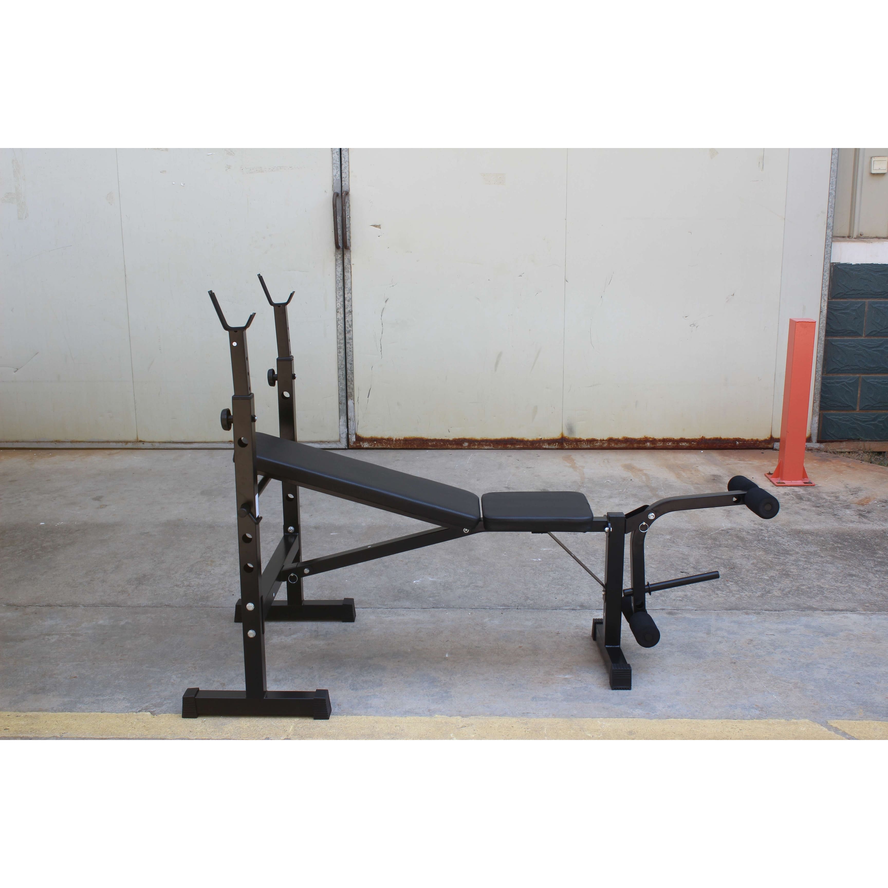 Weight Bench, Bench Press Set with Squat Rack and Bench for Home Gym