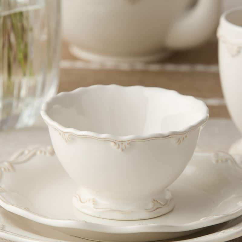 Certified International Heritage Scroll 16 oz. Cereal Bowls,Set of 4 - 5.25'' W x 5.25'' D x 3.25'' H