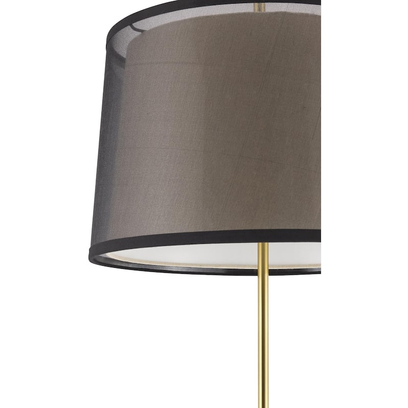 Livabliss Tanza Traditional Accent Floor Lamp - 63"H x 11"W x 11"D