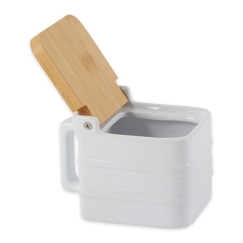Stoneware Salt Box