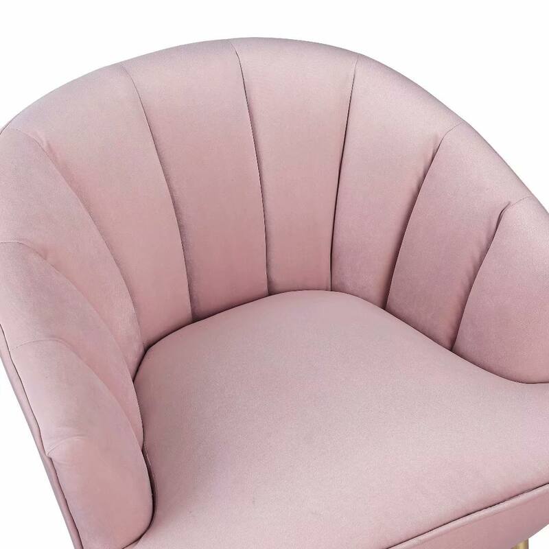 Morden Fort Velvet Accent Chair Slipper Chair