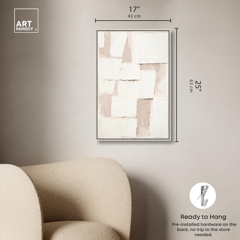 Plastered Planes II Canvas by Art Remedy