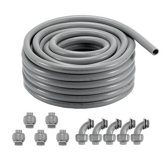 VEVOR Flexible Electrical Conduit,100 ft,for Air Conditioning Motor Controller Pump