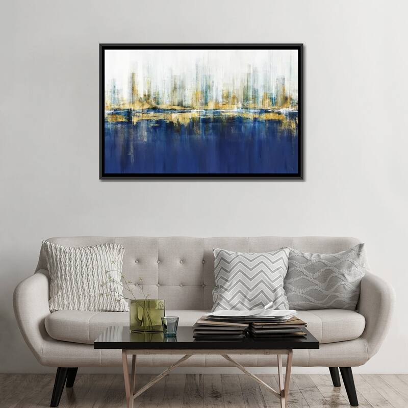 iCanvas "Ultramarine Horizon" by Isabelle Z Framed Canvas Print