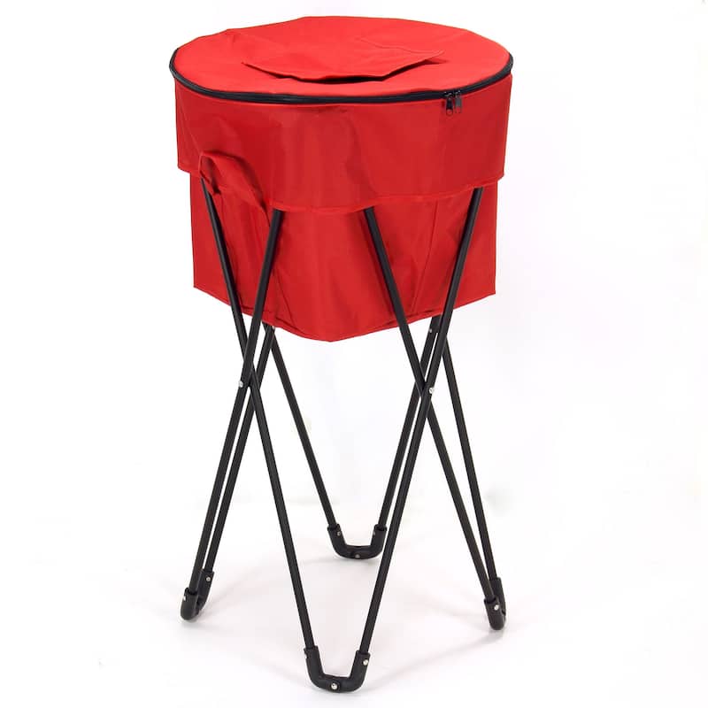 Household Essentials Thermal Standing Cooler with Travel Bag - 18.1"L x 18.1"W x 33.1"H