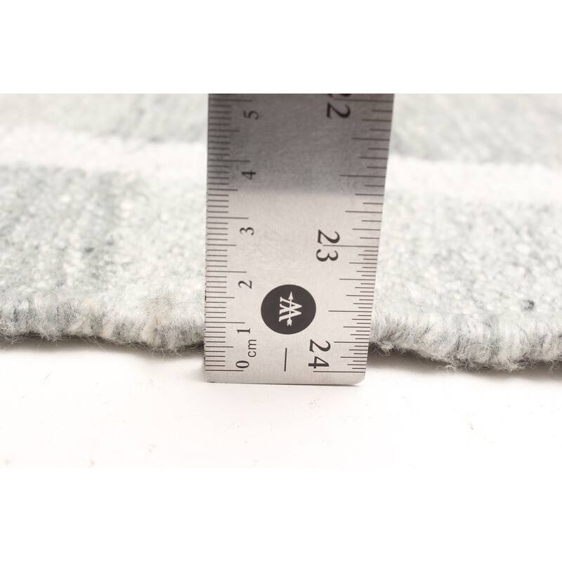 ECARPETGALLERY Flat-Weave Ankara FW Grey Wool Kilim - 5'4 x 7'8