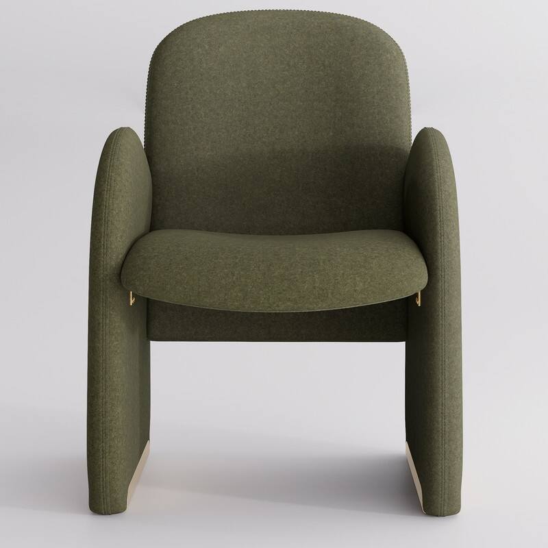Velvet Accent Chair, Modern Living Room Chair for Bedroom, Dining Room
