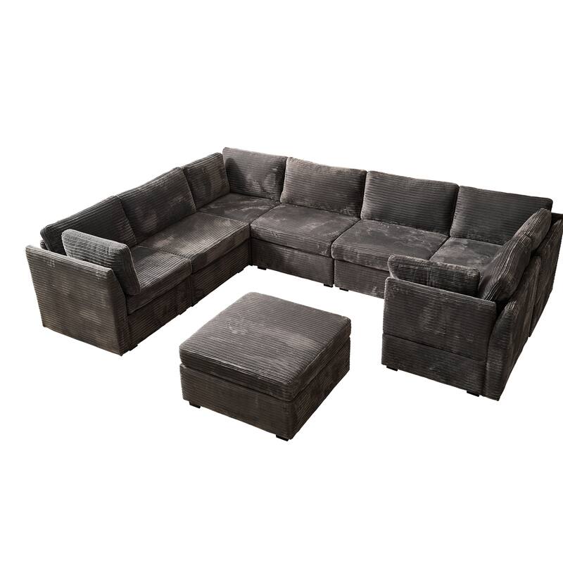 OVIOS Elegant L-Shaped Sofa