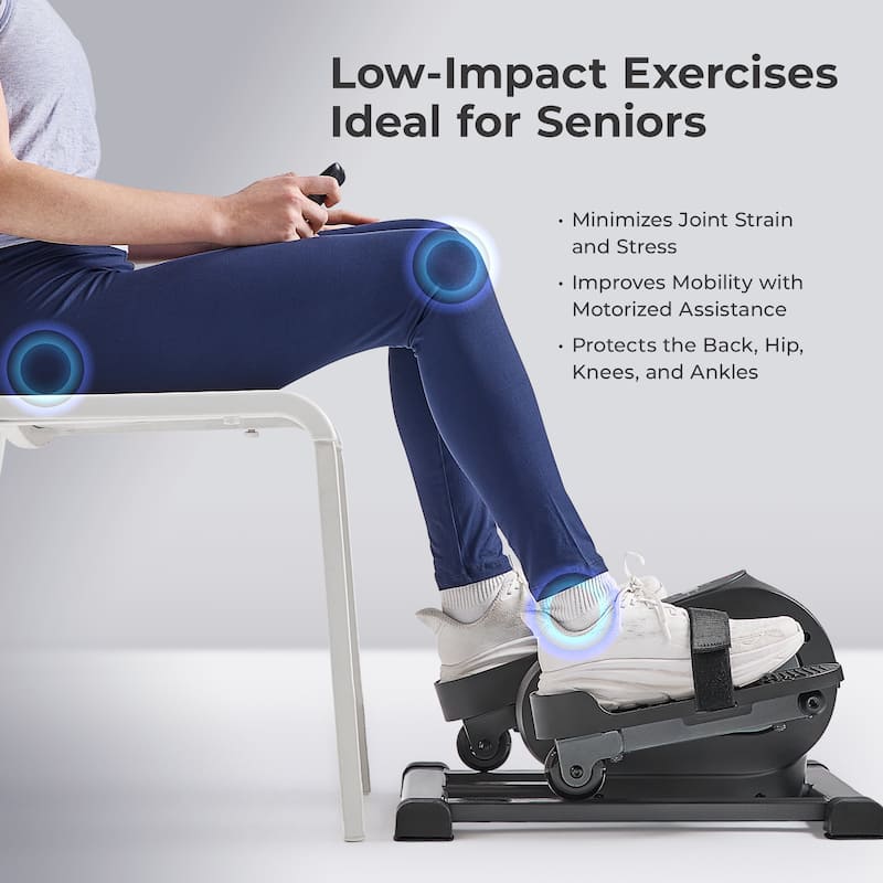 Sunny Health & Fitness Motorized Mini Elliptical- SF-E324028