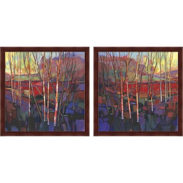 Timothy O'Toole 'Patchwork Trees' Framed Art (Set of 2) - Bed Bath ...