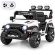 preview thumbnail 3 of 28, Costway 12V Kids Ride On Truck with 2*12V Motors Spring Suspension & - See Details White
