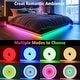 preview thumbnail 3 of 9, 16.4Ft RGB Neon LED Strip Lights with App Control, Music Sync