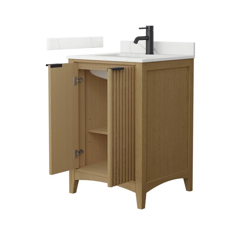 Wyndham Collection WCF9191-24S-QTZ-UNSMXX Palmilla 24" Free Standing