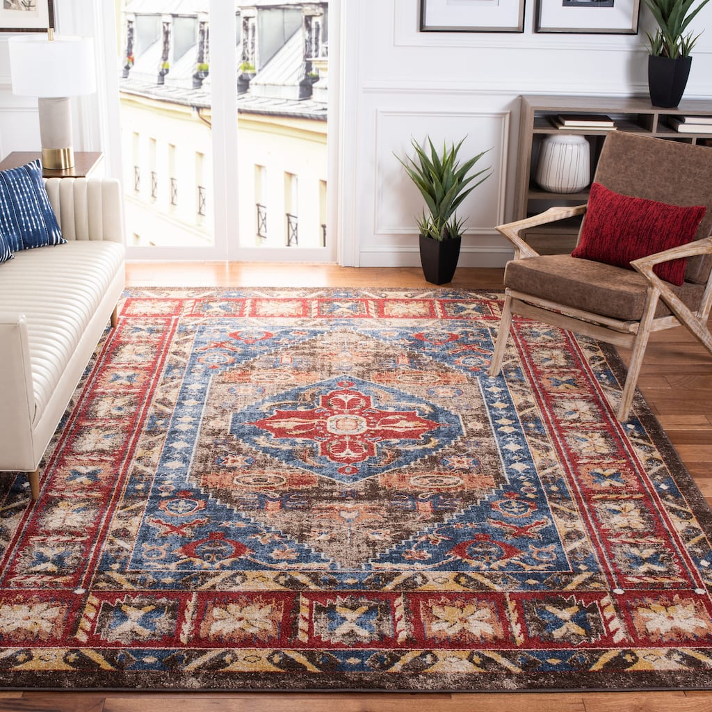 SAFAVIEH Bijar Bertineke Traditional Oriental Distressed Rug