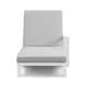 preview thumbnail 62 of 62, Benton Modern Aluminum Lounge Outdoor Double Chaise with Cushion - N/A