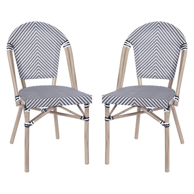Stacking Bistro Chair with Metal Frame