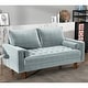 preview thumbnail 14 of 18, Luis Mid-century Modern Tufted Velvet Loveseat