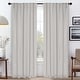 preview thumbnail 142 of 198, Superior Solid Machine Washable Room Darkening Curtains with Back Tabs, Set of 2 42" x 108" - Chrome