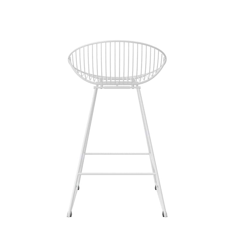 CosmoLiving by Cosmopolitan Ellis 24" Metal Counter Height Bar Stool