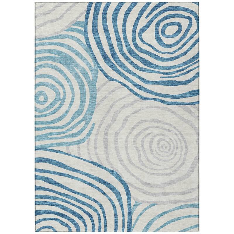 Machine Washable Indoor/ Outdoor Chantille Contemporary Dimensions Rug