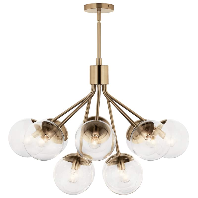Kichler 52701CLR Silvarious 12 Light 30" Wide Chandelier with Clear