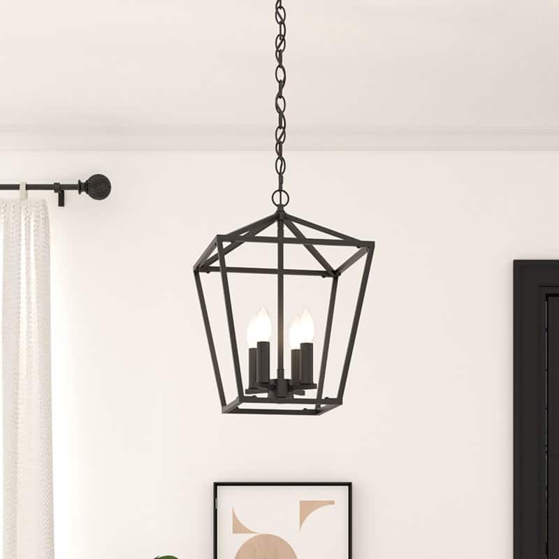 Acroma 4 Light 12In Lantern Square Pendant-UL
