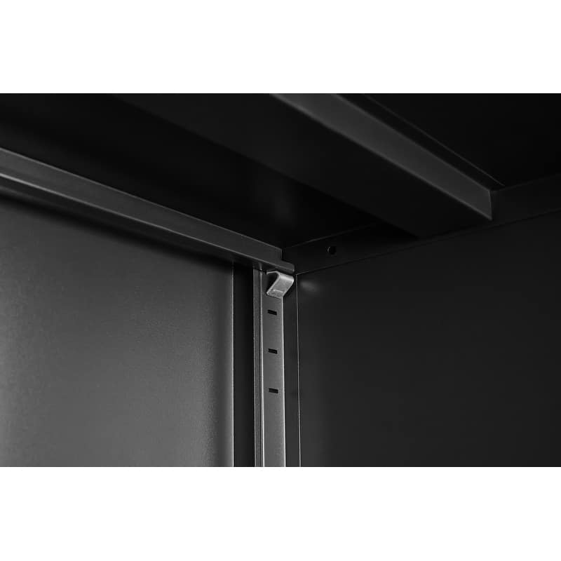 5.9" Modern Shoe Cabinet with Double-Sided Mesh Doors, Adjustable Partitions