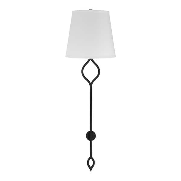 slide 2 of 5, Roxbury 2-Light Wall Sconce Matte Black