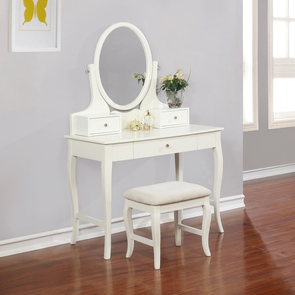 Ivory shop vanity set