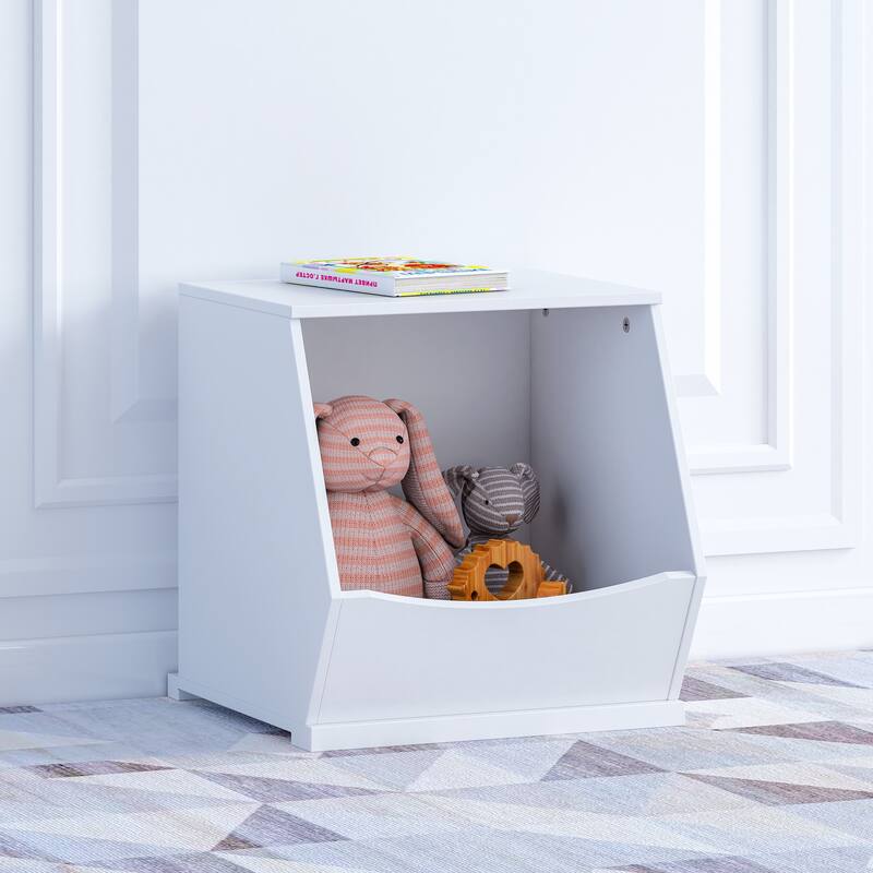 COSTARS Toy Storage Organizer,Stackable Kids Toy Storage Cubby,Toy Boxes and Storage - 1