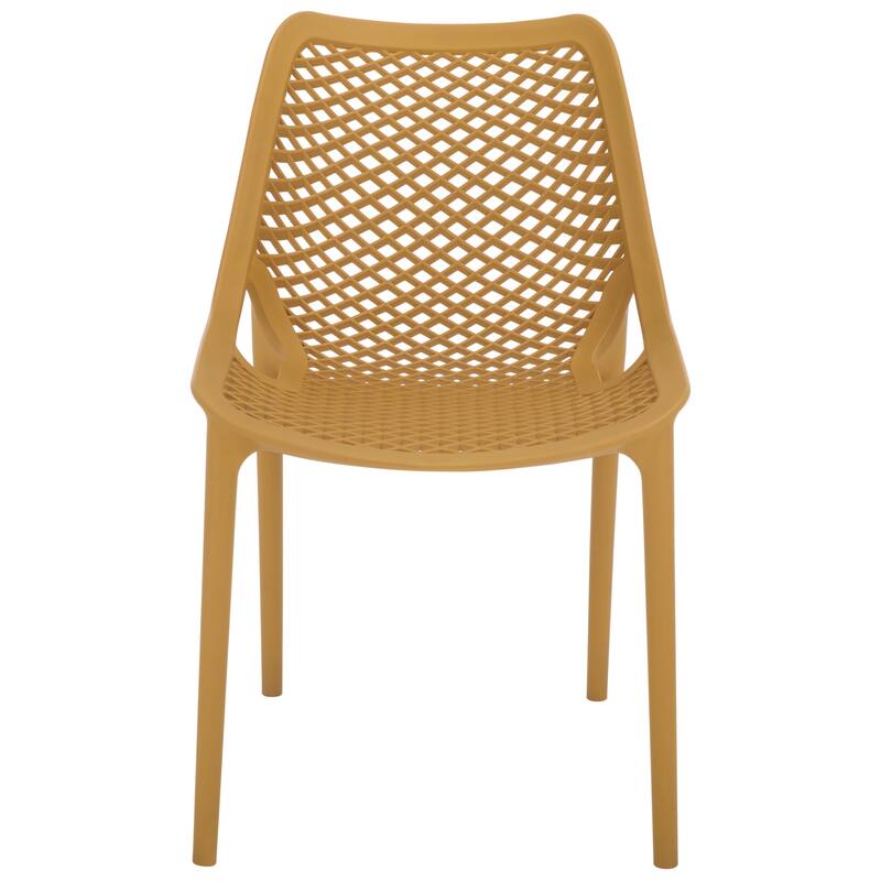 SAFAVIEH Outdoor Living Leila Dining Chair (Set of 2) - 20"W x 24"D x 32"H