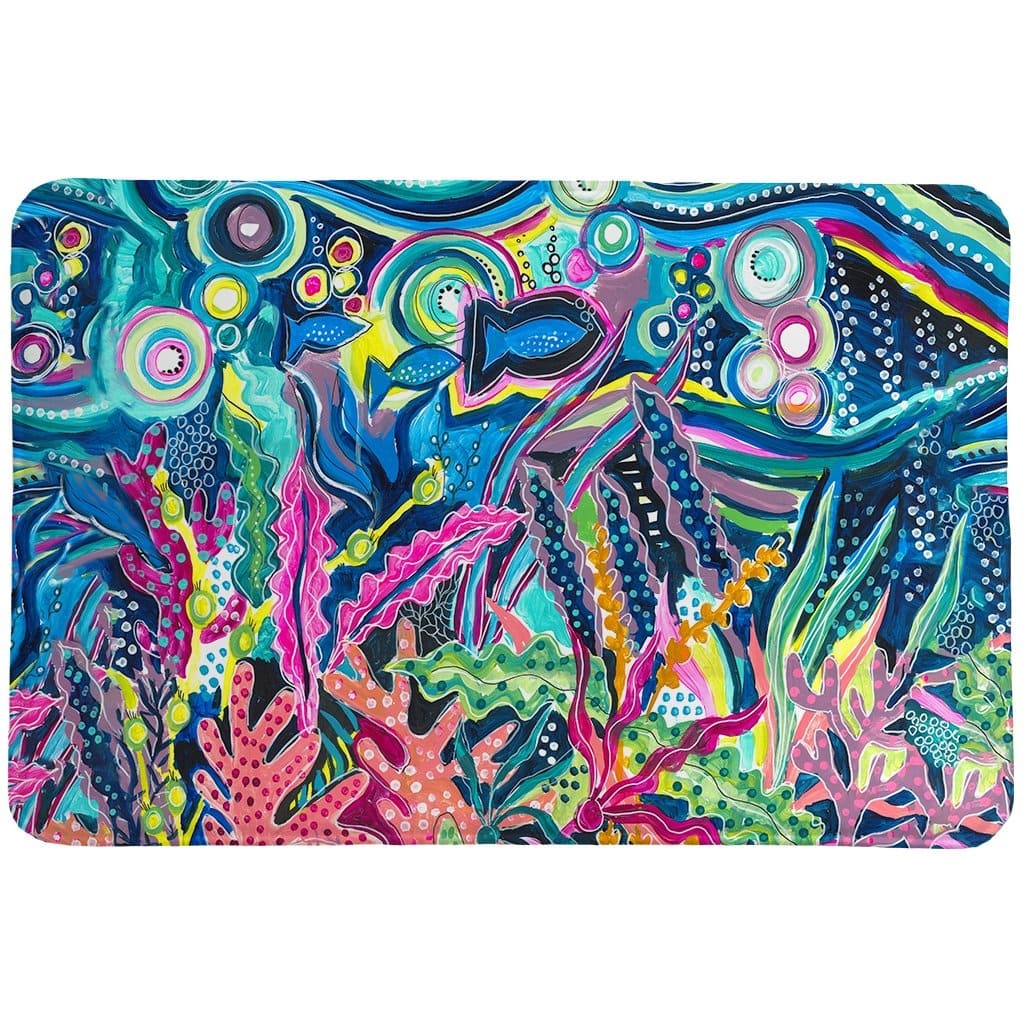 Underwater City Life Memory Foam Rug