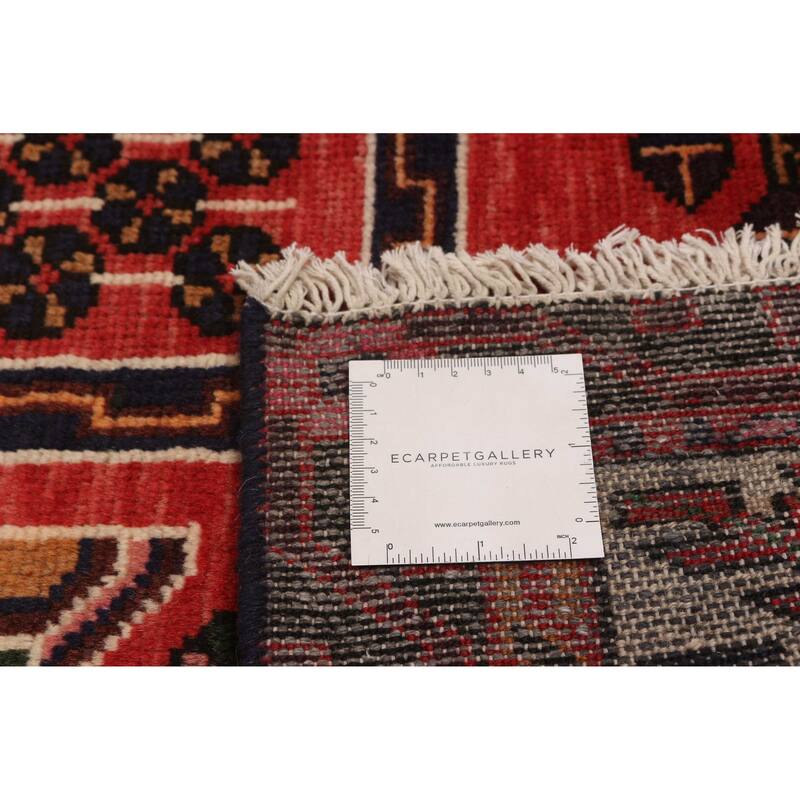 ECARPETGALLERY Hand-knotted Andelz Red Wool Rug - 4'8 x 7'1