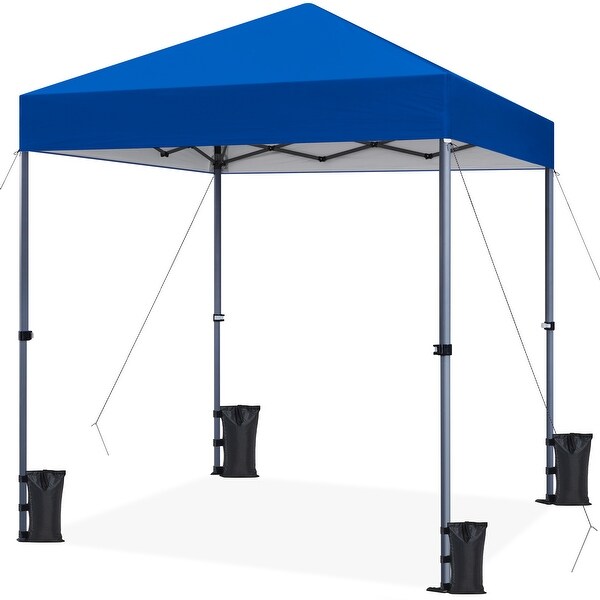 Yaheetech 6.6x6.6 FT Pop-up Canopy with One-Push-To-Lock Setup