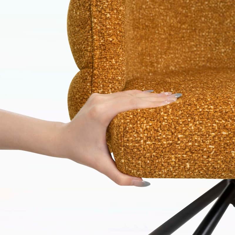 270° Swivel Home Chairs Set of 2,with Metal Base,Comfortable and Stylish for Various Rooms