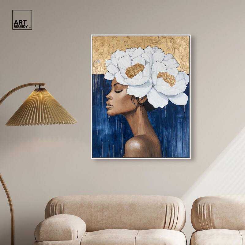 Floral Goddess II Canvas by Art Remedy