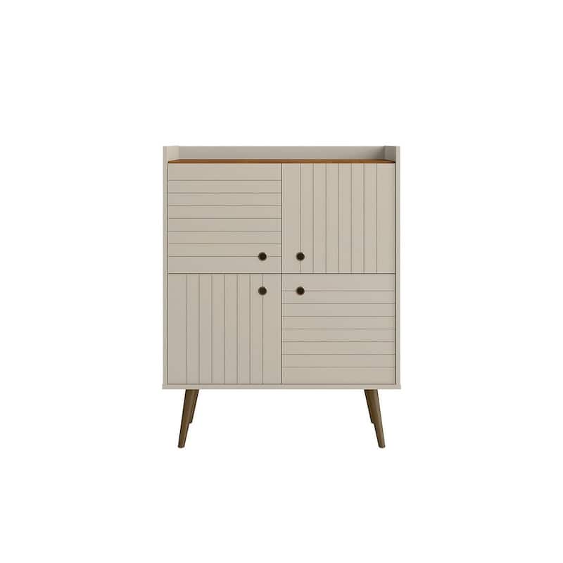 Manhattan Comfort Bogart 45.5" Mid-Century Modern Accent Cabinet