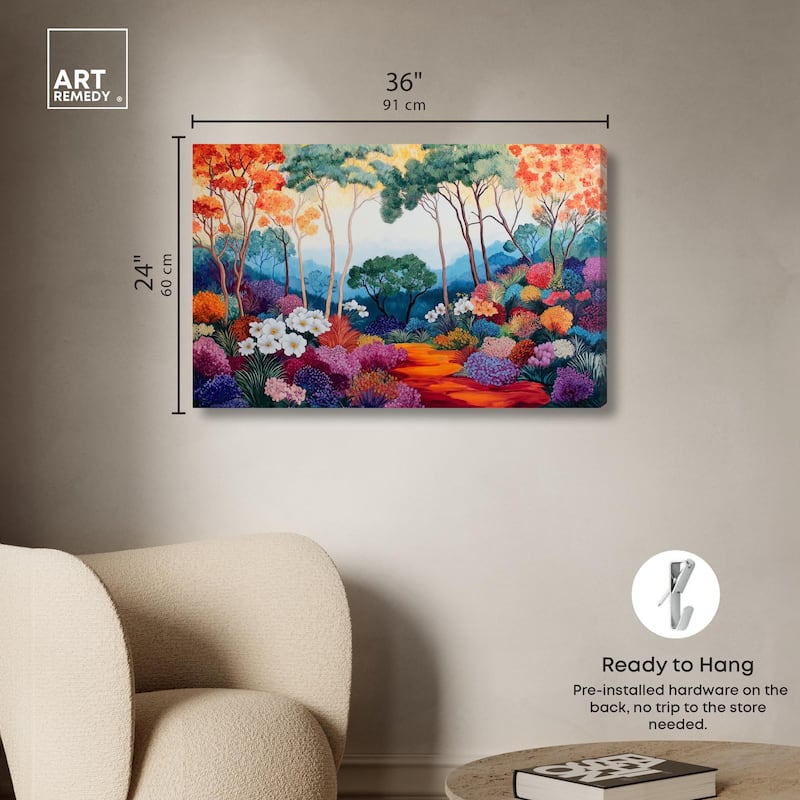 Solara's Bloom II Canvas by Art Remedy, Gallery Wrapped