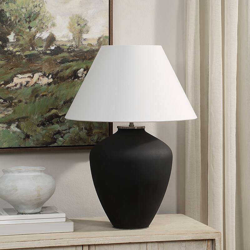 Renwil Jennie 27.5" Height Table Lamp, Black