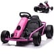 preview thumbnail 7 of 28, 24V Kids Go Kart with Powerful Motors, Large Battery Pink