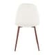 preview thumbnail 55 of 81, Pebble Mid-Century Modern Upholstered Accent / Dining Chair (Set of 2)