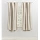 preview thumbnail 9 of 26, Lauren Ralph Lauren Sallie Blackout Back Tab/Rod Pocket Curtain Single Panel 54x63 - Linen