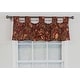 preview thumbnail 2 of 0, RLF Home Quality Noblesse Tab Valance - 50x16 Red