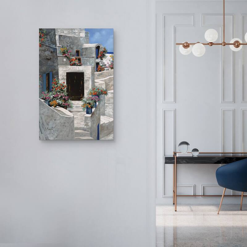 Piccole Case Bianche by Guido Borelli Canvas Art Print