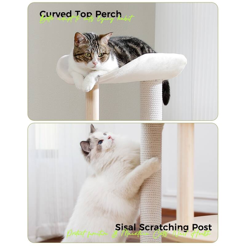 Indoor 5-Level Cat Tree Cat Tower with Scratching Posts