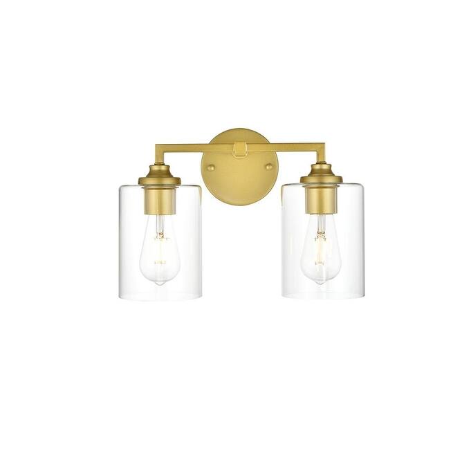 Elegant Lighting LD7315W14 Mayson 2 Light 10" Tall Bathroom Sconce
