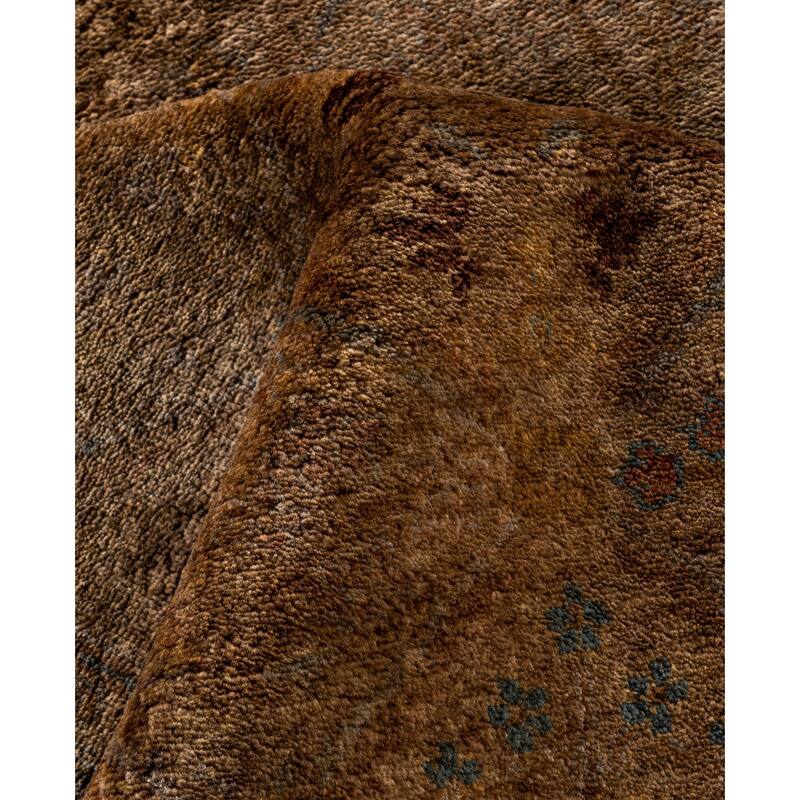 Overdyed One-of-a-Kind Hand-Knotted Area Rug - Gold - 8' 3" x 10' 2"