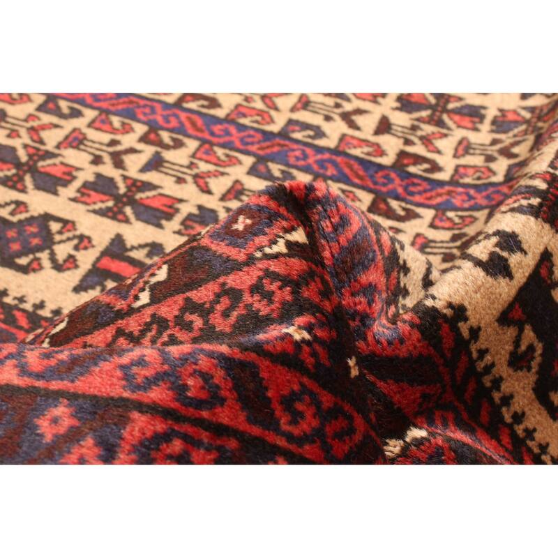 ECARPETGALLERY Hand-knotted Teimani Tan Wool Rug - 3'0 x 5'0