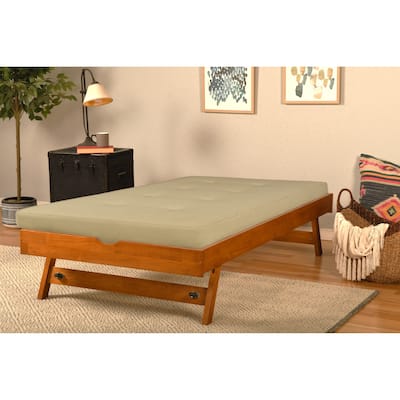 Somette Abaco Pop Up Trundle in Honey Finish (Mattress Not Included)